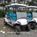 4 seats gas powered cop golf cart with cargo box